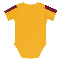 Ensemble 3 pièces pour bébé Outerstuff bordeaux/doré Washington Commanders Double Down, body et pantalon