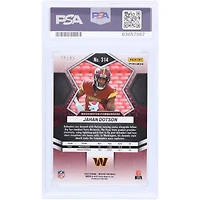 Jahan Dotson Washington Commanders 2022 Panini Mosaic Purple Mosaic #314 #15/49 PSA authentifié 10 Rookie Card