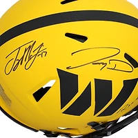 Casque Riddell Rave Speed ​​Authentic autographié par les commandants de l'État de Washington, Jayden Daniels, Terry McLaurin et Deebo Samuel