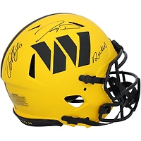 Jayden Daniels, Terry McLaurin & Deebo Samuel Washington Commanders Autographed Riddell Rave Speed Authentic Helmet  