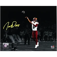 Jayden Daniels Washington Commanders Autographed 8" x 10" Throwing Spotlight Photograph