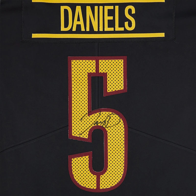 Jayden Daniels Washington Commanders Autographed Black Nike Alternate Limited Jersey 