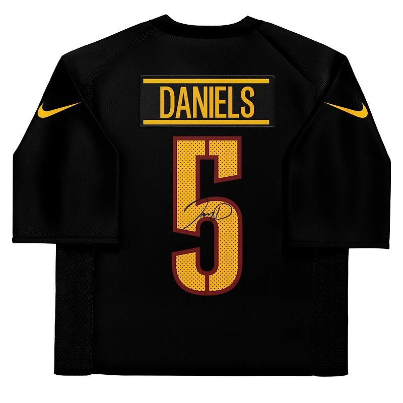 Jayden Daniels Washington Commanders Autographed Black Nike Alternate Limited Jersey 