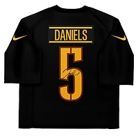 Jayden Daniels Washington Commanders Autographed Black Nike Alternate Limited Jersey 