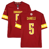 Maillot Nike bordeaux dédicacé par Jayden Daniels des Washington Commanders