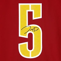 Maillot Nike bordeaux dédicacé par Jayden Daniels des Washington Commanders
