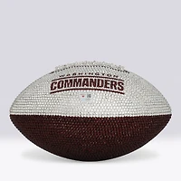 Jayden Daniels Washington Commanders Autographed Franklin White Panel Football - Art by Rock On Sports