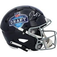 Casque Riddell Speed Flex authentique autographié par Jayden Daniels Washington Commanders lors du repêchage NFL 2024
