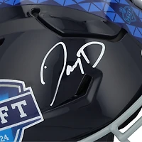 Casque Riddell Speed Flex authentique autographié par Jayden Daniels Washington Commanders lors du repêchage NFL 2024