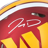 Casque authentique Riddell 2025 Alternate Speed ​​autographié par Jayden Daniels Washington Commanders