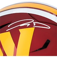 Jayden Daniels Washington Commanders Autographed Riddell 2025 Alternate Speed Flex Authentic Helmet  