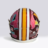 Jayden Daniels Washington Commanders Autographed Riddell 2025 Alternate Speed Flex Authentic Helmet - Art by JPO - Limited Edition #1/1 - WN55916279