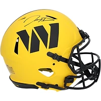 Casque authentique Riddell Rave Speed ​​autographié par Jayden Daniels Washington Commanders