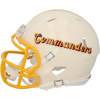 Casque Riddell Retro Speed ​​Mini autographié par Jayden Daniels, des Washington Commanders