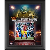 Jayden Daniels Washington Commanders Framed 13" x 16" 2024 NFL Offensive Rookie of the Year Collage