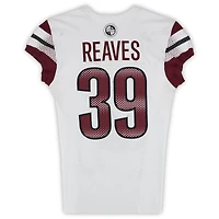 Maillot blanc Nike n° 39 porté par Jeremy Reaves (Washington Commanders) lors du match contre les Minnesota Vikings le 7 décembre 2025
