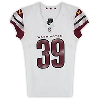 Jeremy Reaves Washington Commanders Game-Used #39 White Nike Jersey vs. Minnesota Vikings on December 7, 2025