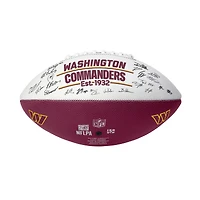 Logo Brands Washington Commanders 2025 Autograph Signature Football