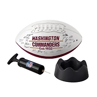 Logo Brands Washington Commanders 2025 Autograph Signature Football