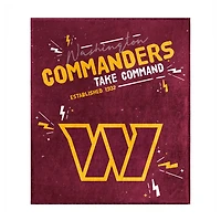 Logo Brands Washington Commanders 60" x 70" Plush Throw Blanket