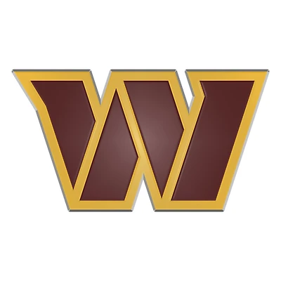 Logo Brands  Washington Commanders Embossed Color Auto Emblem