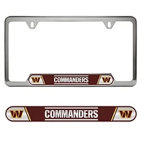 Logo Brands  Washington Commanders Embossed License Plate Frame