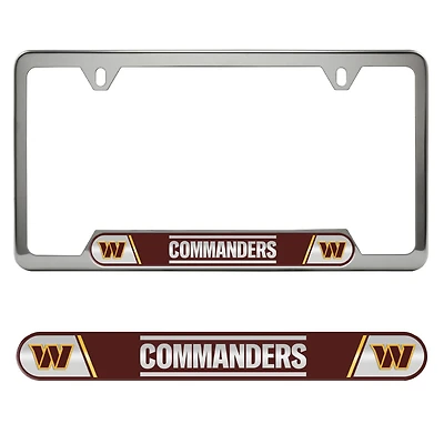 Logo Brands  Washington Commanders Embossed License Plate Frame