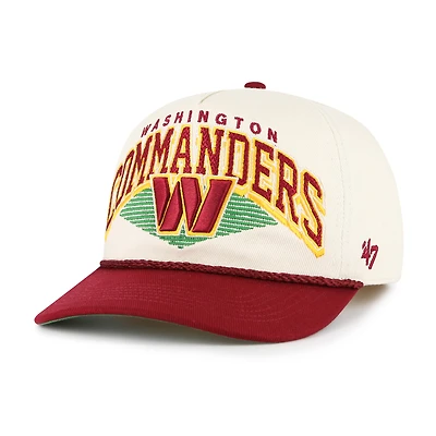 Casquette ajustable Pomona Rope Hitch crème Washington Commanders '47 pour homme