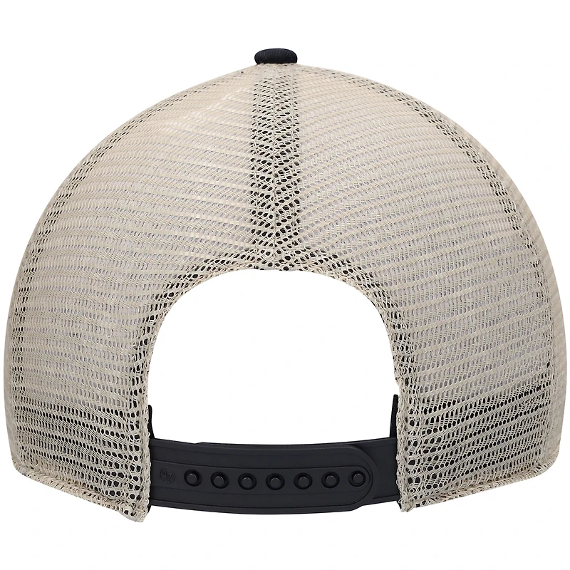 Casquette Snapback MVP Trucker Snapback '47 pour hommes, noir/naturel, Washington Commanders 90e saison
