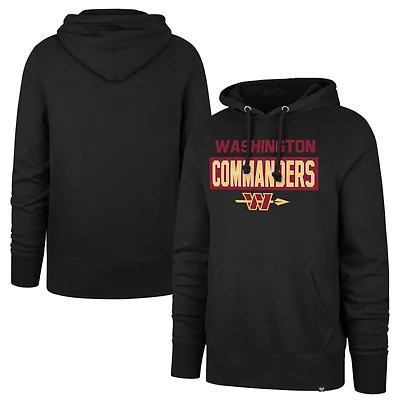 Sweat à capuche pour homme « 47 Black Washington Commanders Framework Headline »