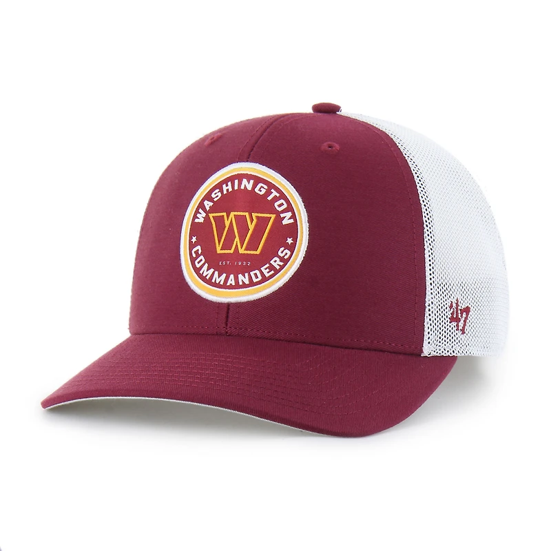 Casquette bordeaux 47 pour homme des Washington Commanders Disclose Trophy Flex