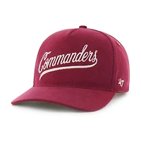 Men's '47  Burgundy Washington Commanders Golden Age Corduroy Hitch Adjustable Hat