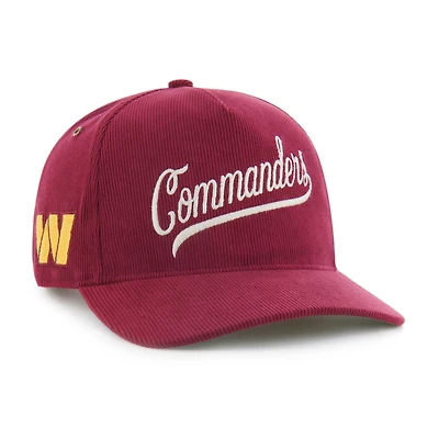 Men's '47  Burgundy Washington Commanders Golden Age Corduroy Hitch Adjustable Hat