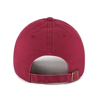 Casquette ajustable '47 bordeaux Washington Commanders Script Clean Up pour hommes