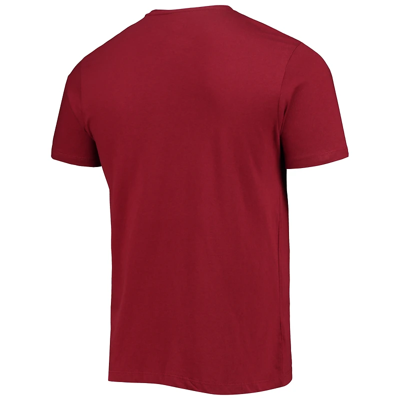 T-shirt '47 bordeaux Washington Commanders Wordmark Imprint Super Rival pour homme