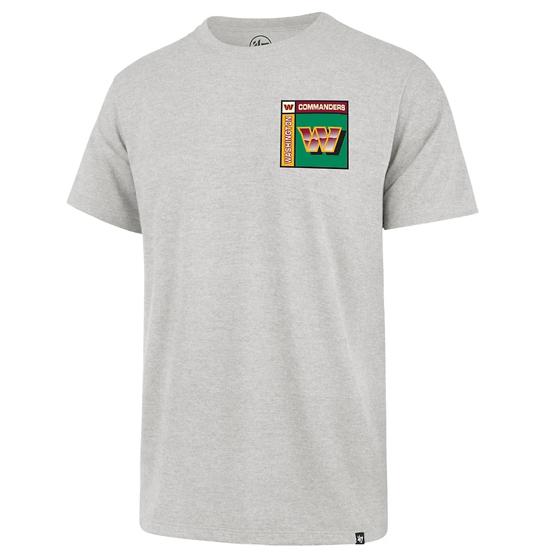 Men's '47  Gray Washington Commanders Chrome Plate Franklin T-Shirt
