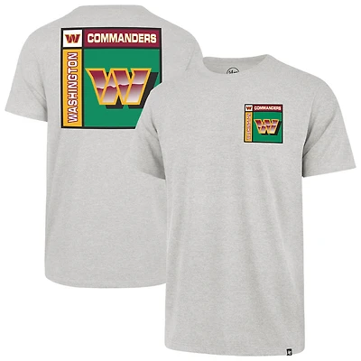 Men's '47  Gray Washington Commanders Chrome Plate Franklin T-Shirt