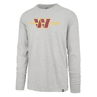 Men's '47 Gray Washington Commanders Premier Franklin Long Sleeve T-Shirt