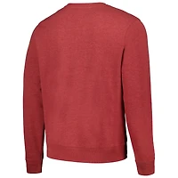 Men's '47 Heathered Burgundy Washington Commanders Bypass Tribeca Pullover Sweatshirt