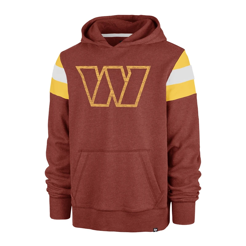 Sweat à capuche '47 bordeaux chiné Washington Commanders Premier Nico pour hommes
