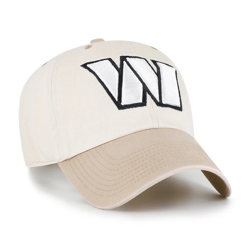 Casquette ajustable pour homme '47 Natural/Tan Washington Commanders Neutral Terrain Clean Up
