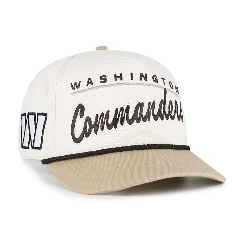 Chapeau ajustable pour homme '47 Natural/Tan Washington Commanders Neutral Terrain Hitch Rope