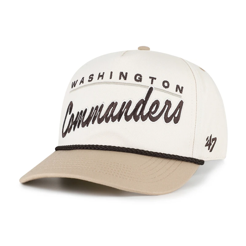 Men's '47 Natural/Tan Washington Commanders Neutral Terrain Hitch Rope Adjustable Hat