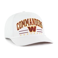 Casquette ajustable Roscoe Hitch Rope des Washington Commanders, modèle blanc 1947, pour homme
