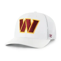 Casquette extensible blanche Washington Commanders Snowball Trophy '47 pour homme