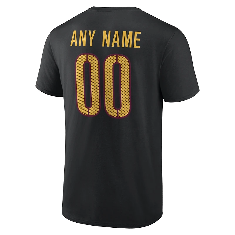 Men's Washington Commanders Team Authentic Personalized Name & Number T-Shirt