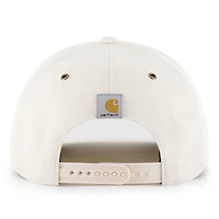 Casquette Carhartt x '47 Washington Commanders Undyed Relaxed Hitch pour homme, coloris naturel/marron, ajustable