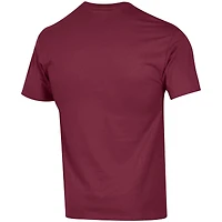 T-shirt de football américain Champion bordeaux pour homme des Washington Commanders