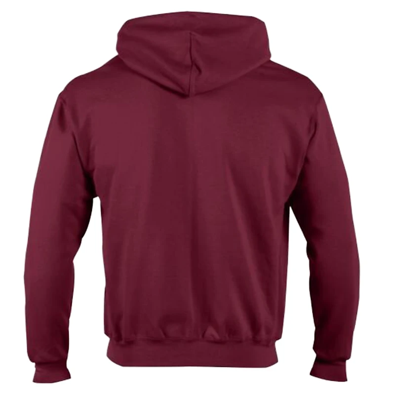 Men's Champion  Burgundy Washington Commanders Powerblend Fleece Full-Zip Hoodie