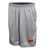 Men's Champion Gray Washington Commanders Classic Mesh Shorts